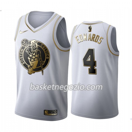 Canotte Uomo Boston Celtics Carsen Edwards 4 2019-20 Nike Bianco Golden Edition Swingman